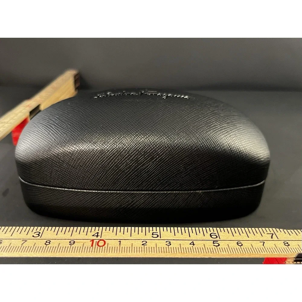 Salvatore Ferragamo Black Plastic Hard Case ONLY for Sunglasses or Eyeglasses